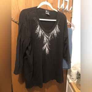 Morning Sun Top with Pinkish Silver Accents- 155A *tee deal $25 or $20 w/offer